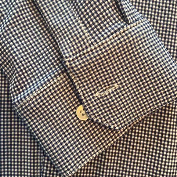Mizzen + Main blue check button down - Picture 2 of 3